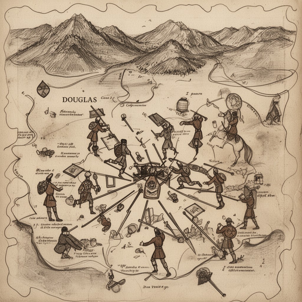 AI-generated illustration of Clan Douglas
