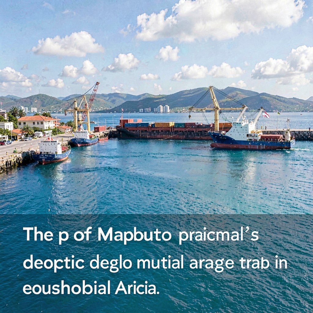 AI-generated illustration of Port of Maputo