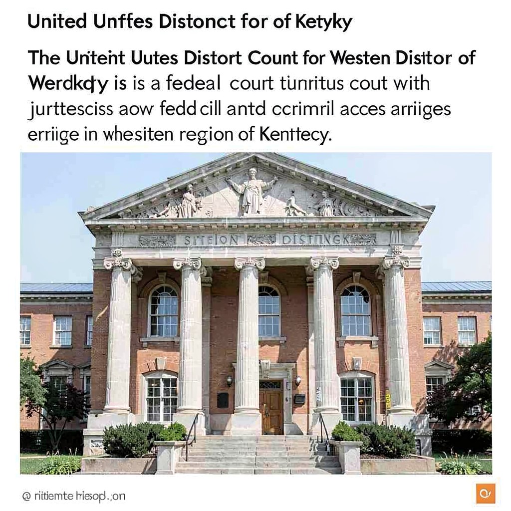 AI-generated illustration of United States District Court for the Western District of Kentucky