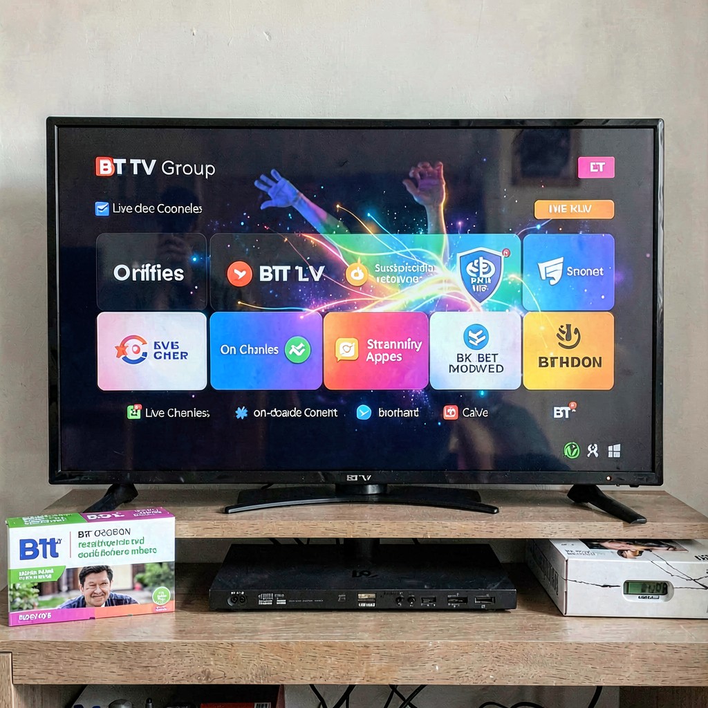 AI-generated illustration of BT TV