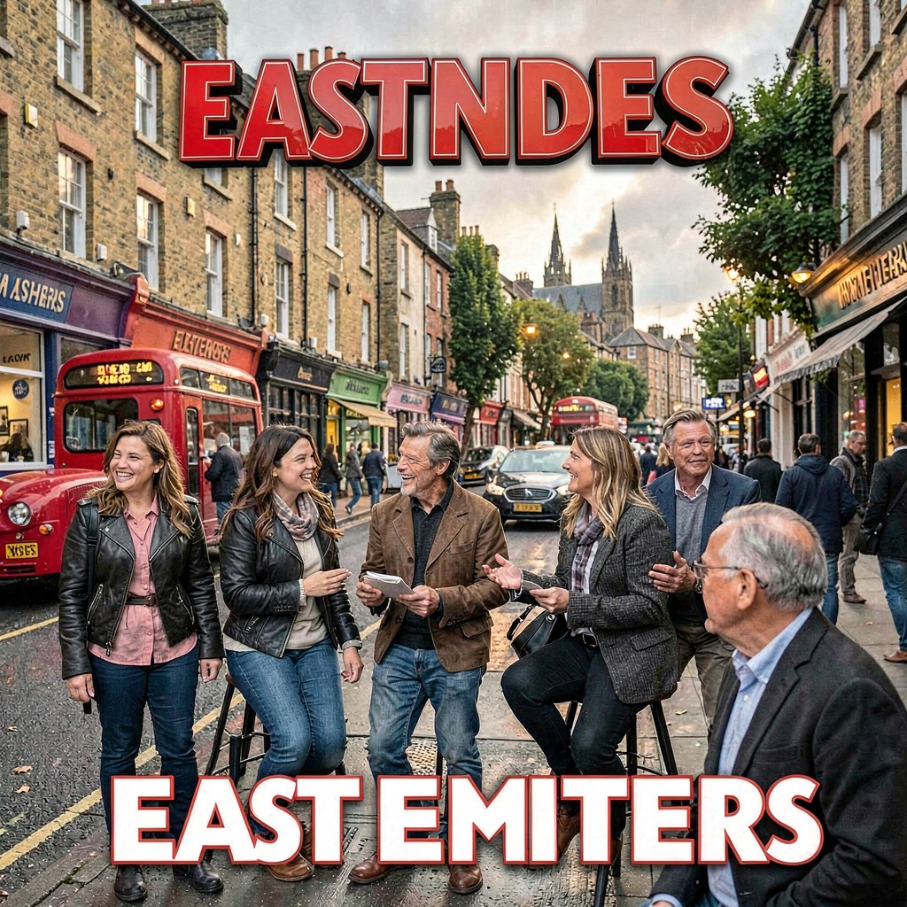 AI-generated illustration of EastEnders