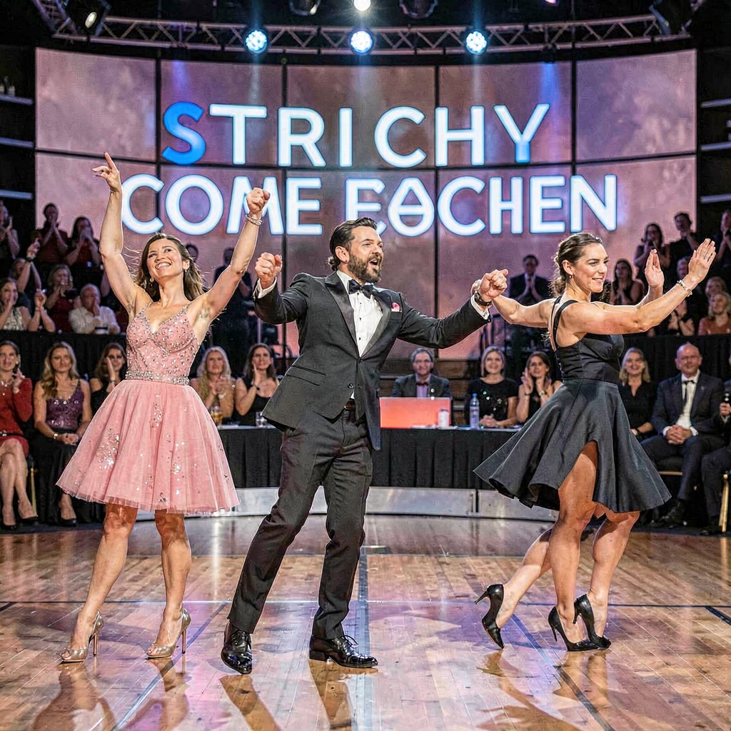 AI-generated illustration of Strictly Come Dancing