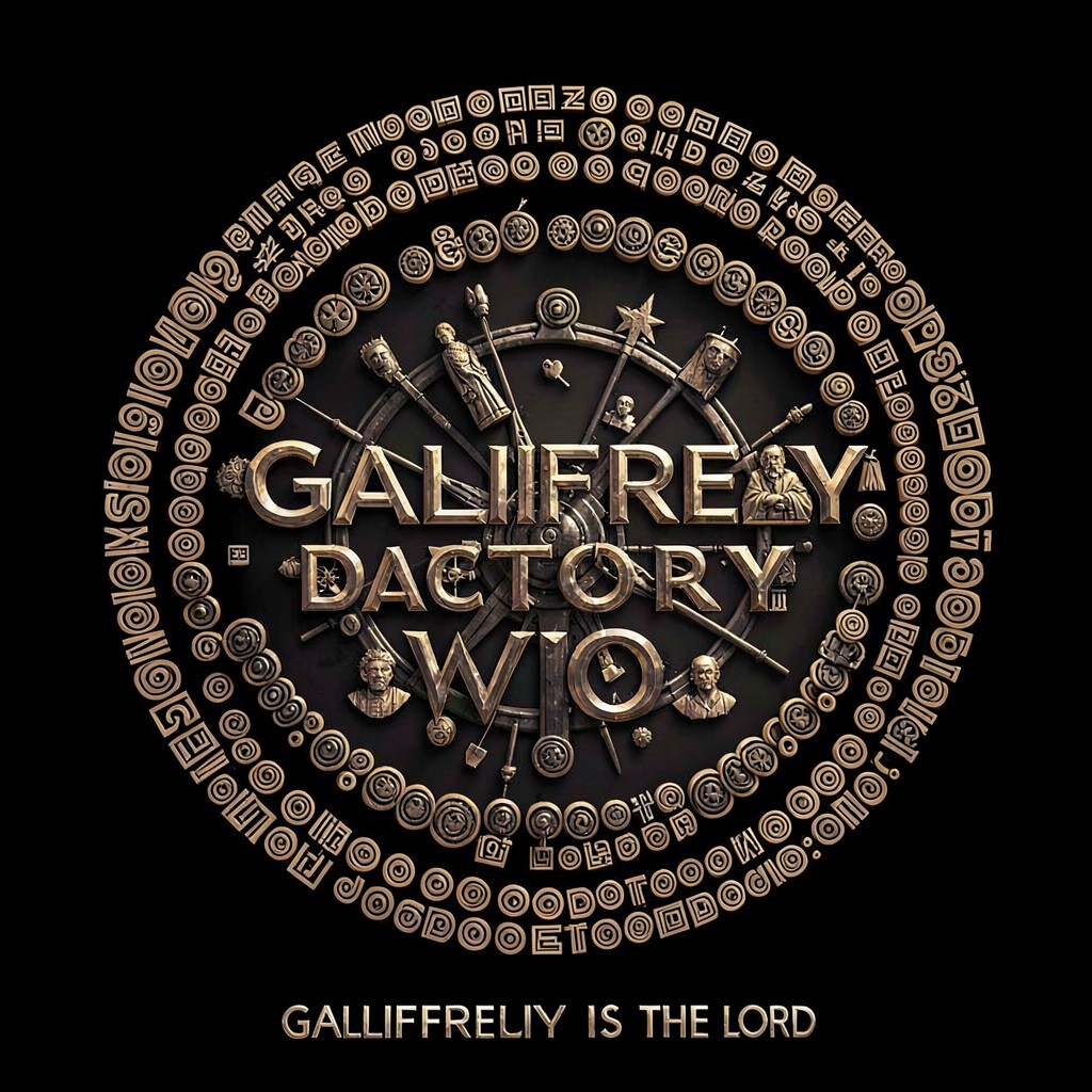 AI-generated illustration of Gallifreyan