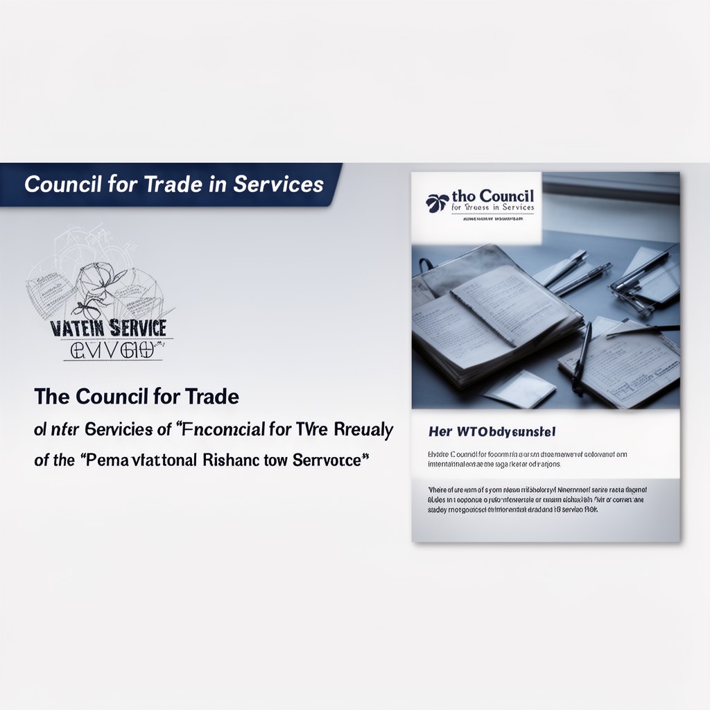 AI-generated illustration of Council for Trade in Services