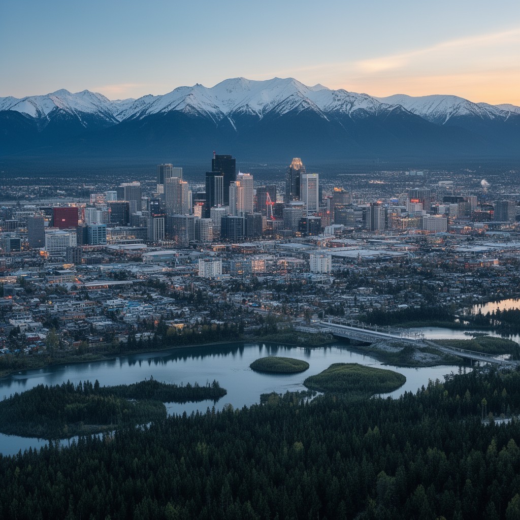 AI-generated illustration of Anchorage