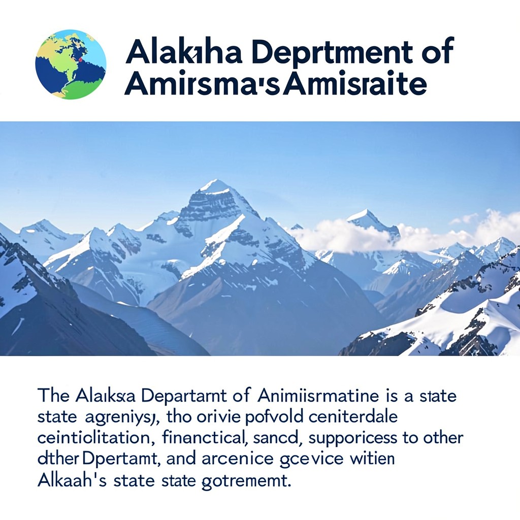 AI-generated illustration of Alaska Department of Administration