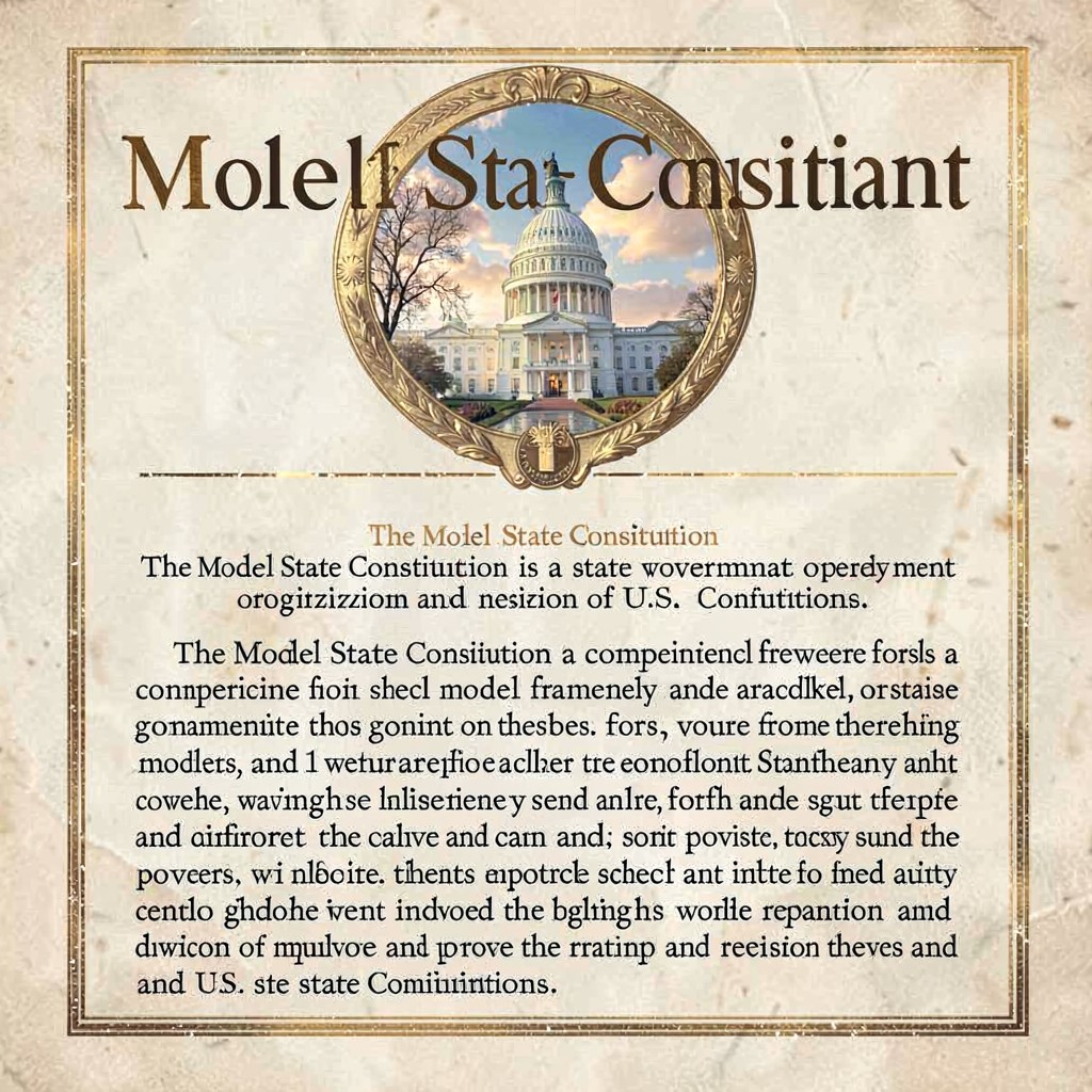 AI-generated illustration of Model State Constitution