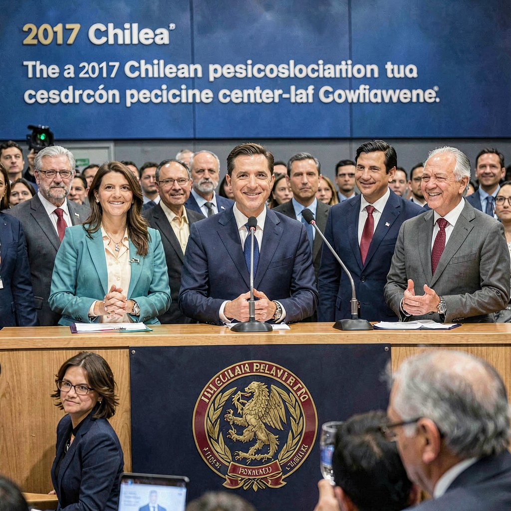 AI-generated illustration of 2017 Chilean presidential election