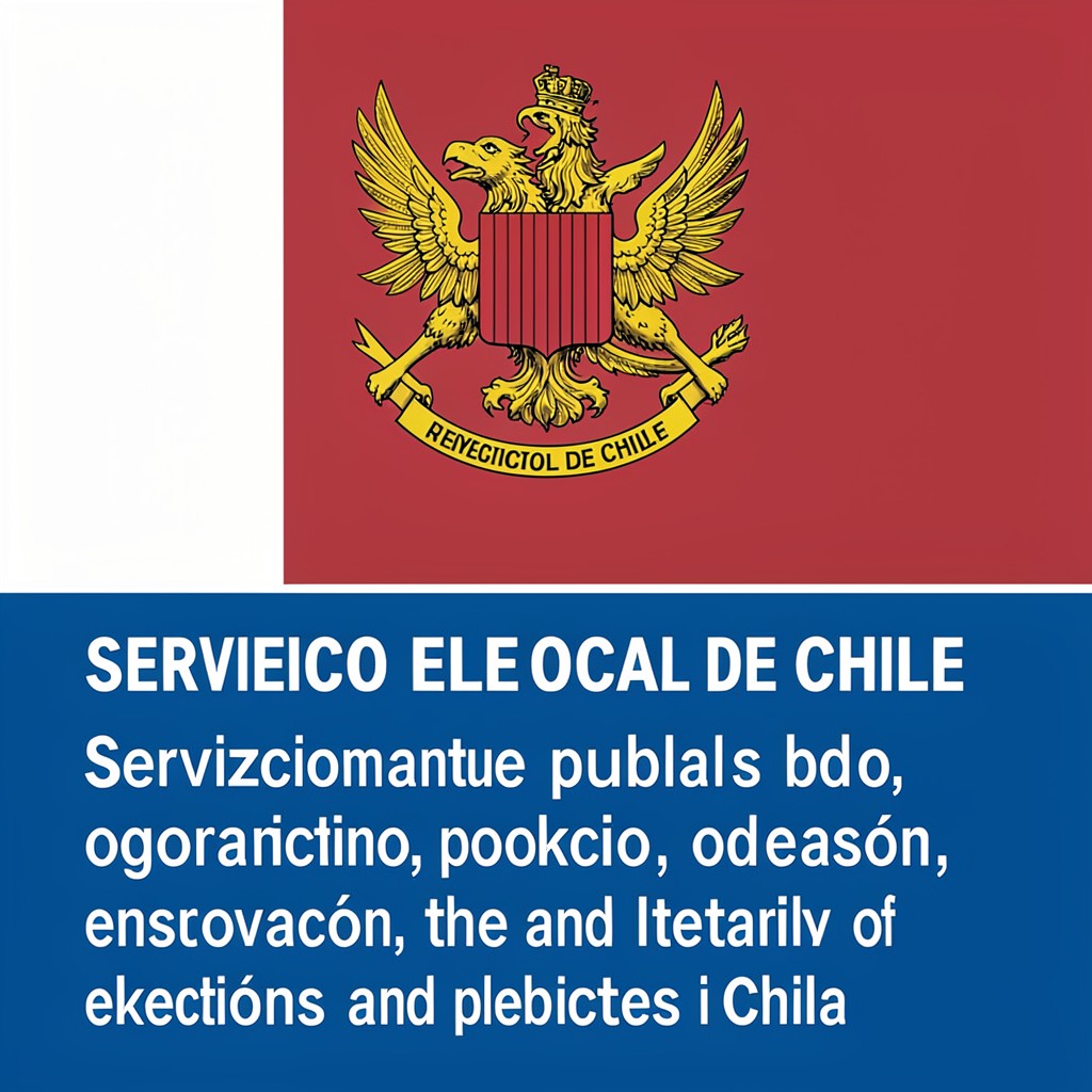AI-generated illustration of Servicio Electoral de Chile
