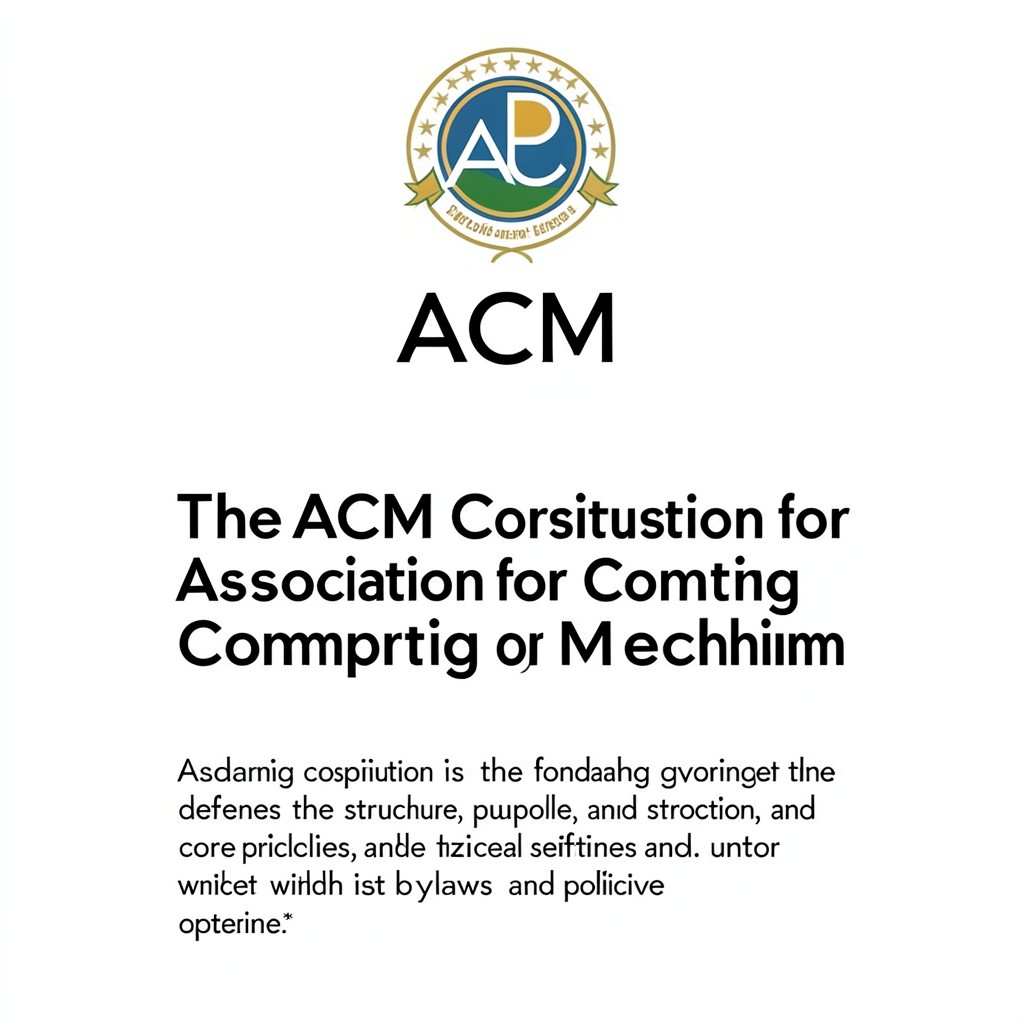 AI-generated illustration of ACM Constitution