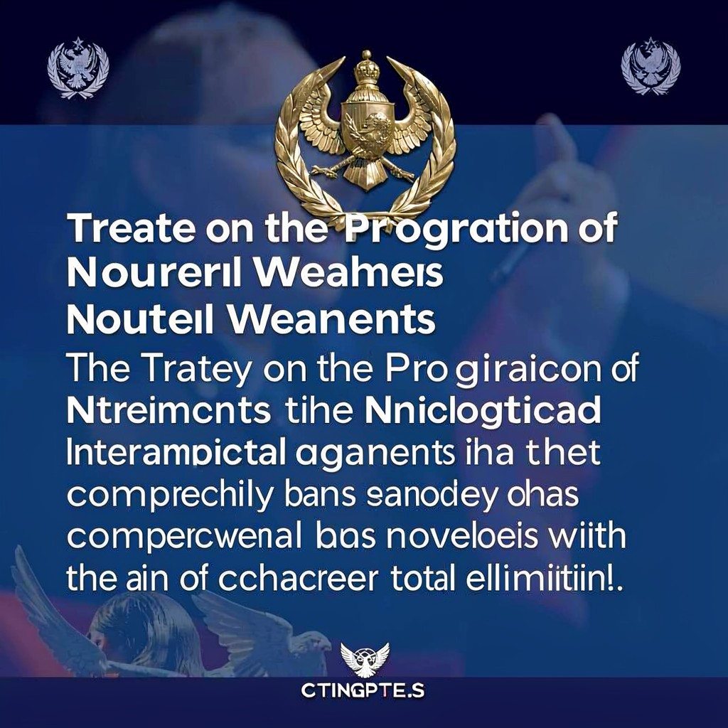 AI-generated illustration of Treaty on the Prohibition of Nuclear Weapons