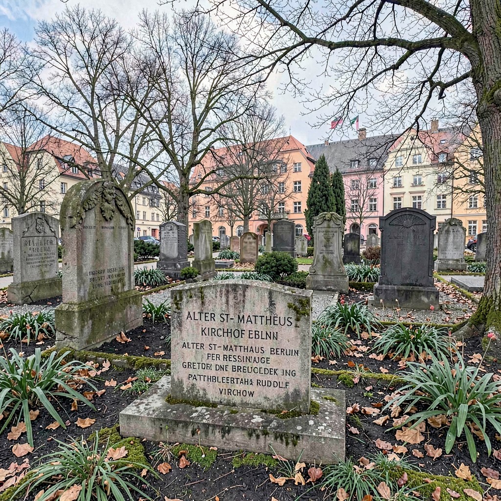 AI-generated illustration of Alter St.-Matthäus-Kirchhof Berlin