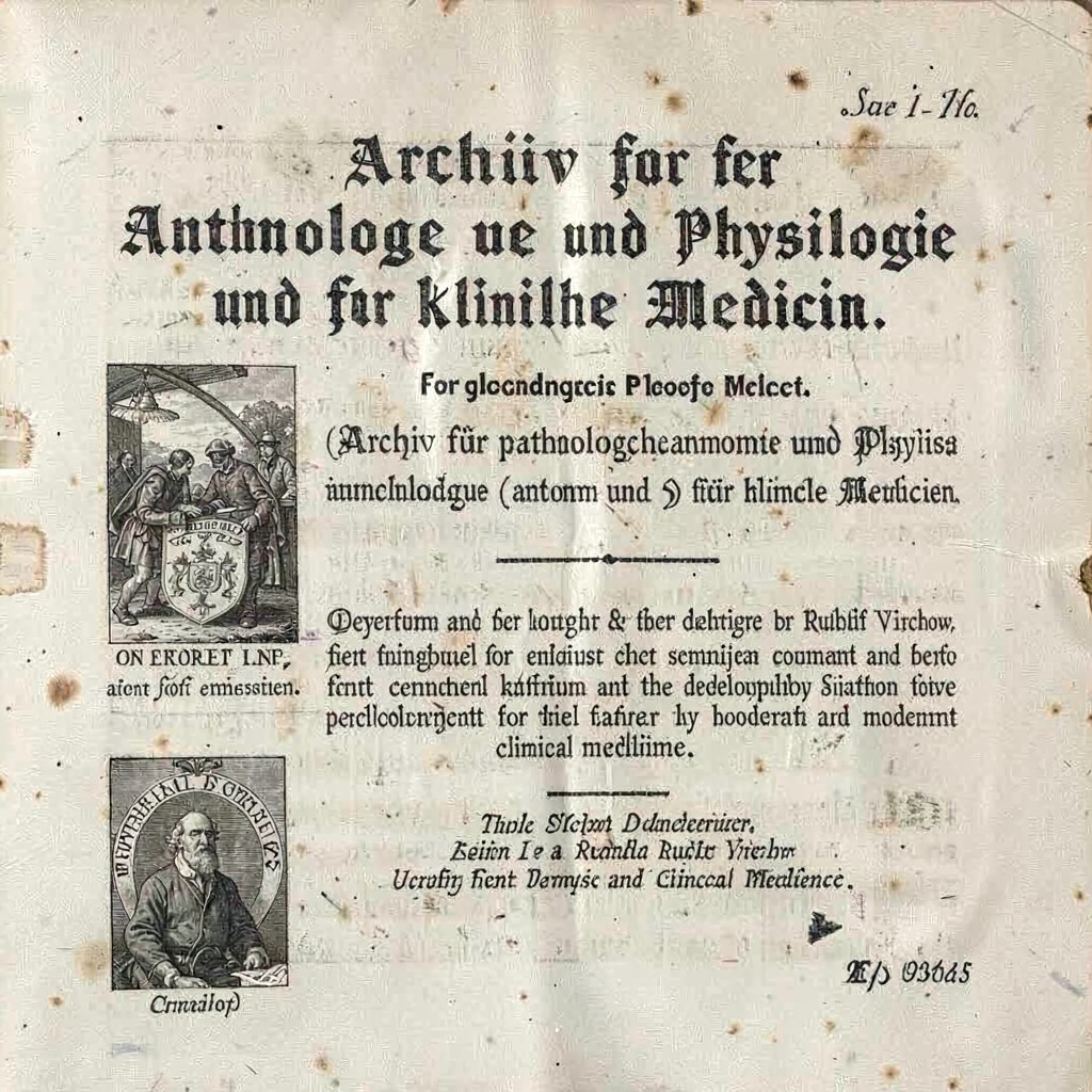 AI-generated illustration of Archiv für pathologische Anatomie und Physiologie und für klinische Medicin