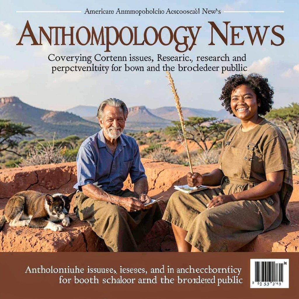 AI-generated illustration of Anthropology News