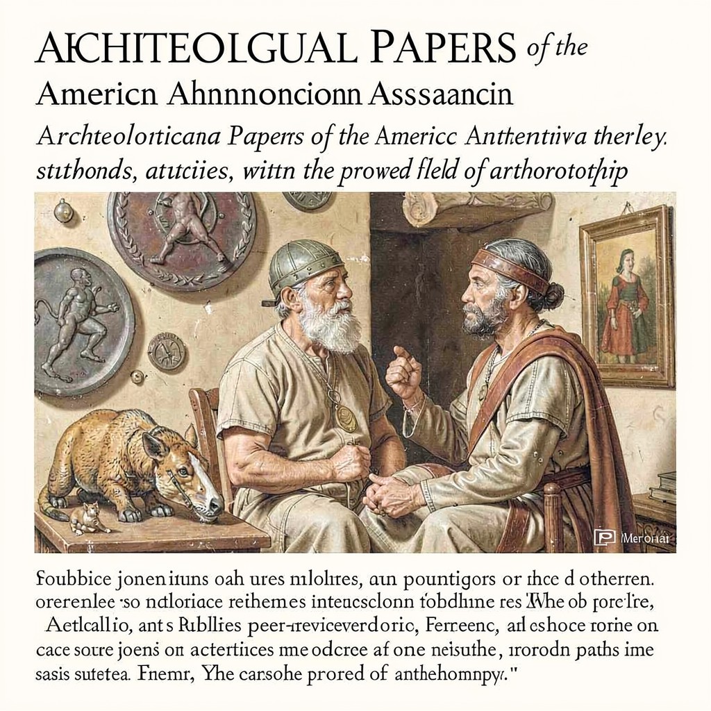 AI-generated illustration of Archaeological Papers of the American Anthropological Association