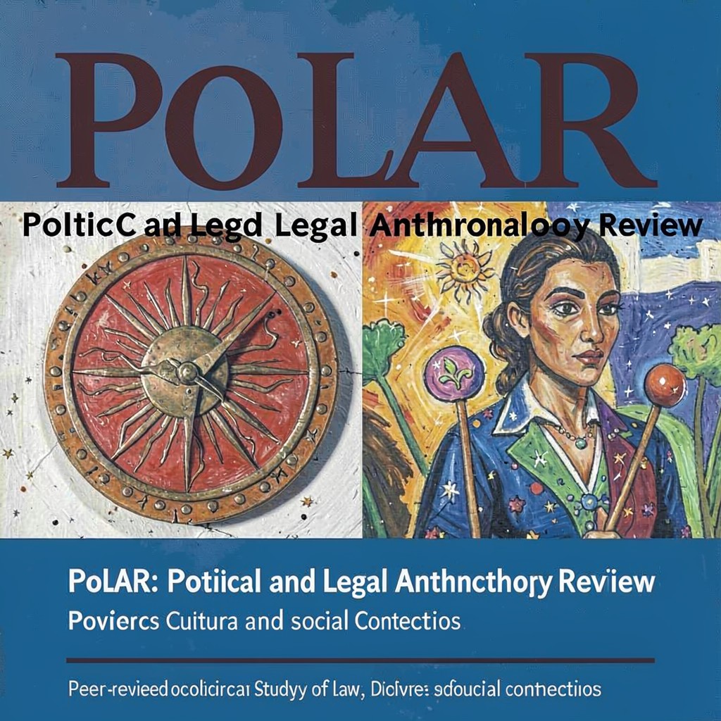 AI-generated illustration of PoLAR: Political and Legal Anthropology Review