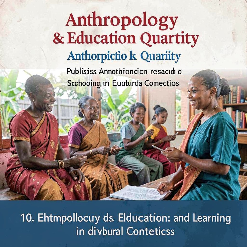 AI-generated illustration of Anthropology & Education Quarterly