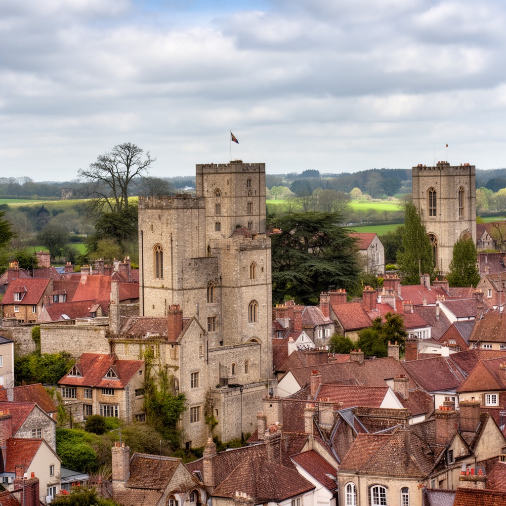 AI-generated illustration of Shrewsbury and Atcham