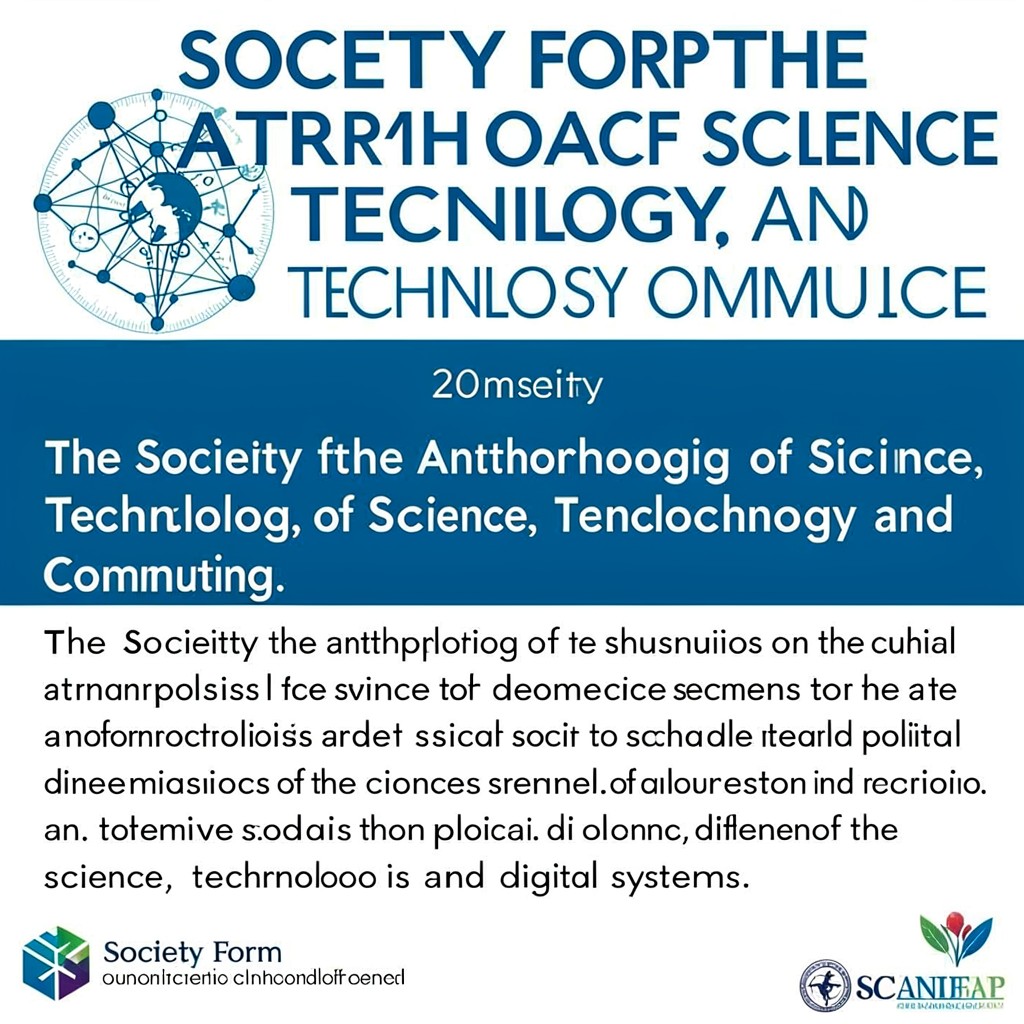 AI-generated illustration of Society for the Anthropology of Science, Technology, and Computing