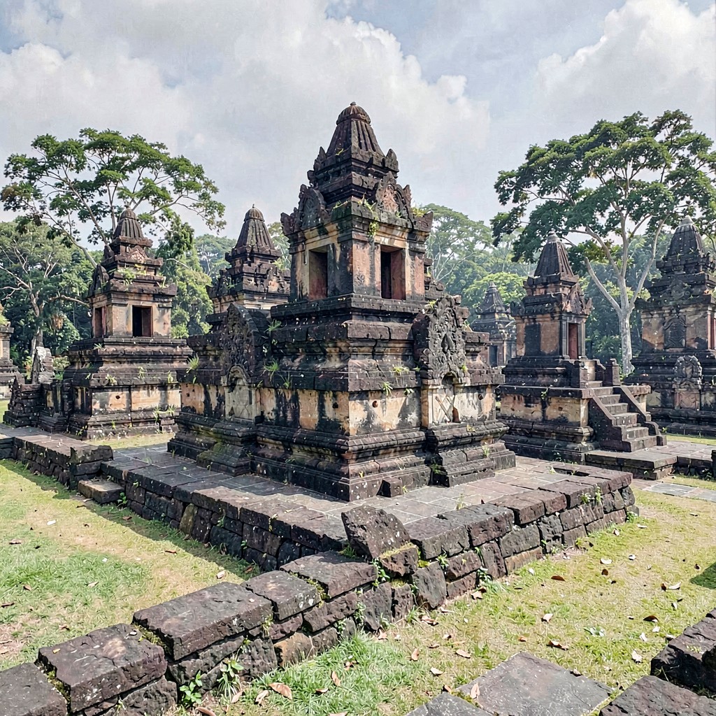 AI-generated illustration of Trowulan