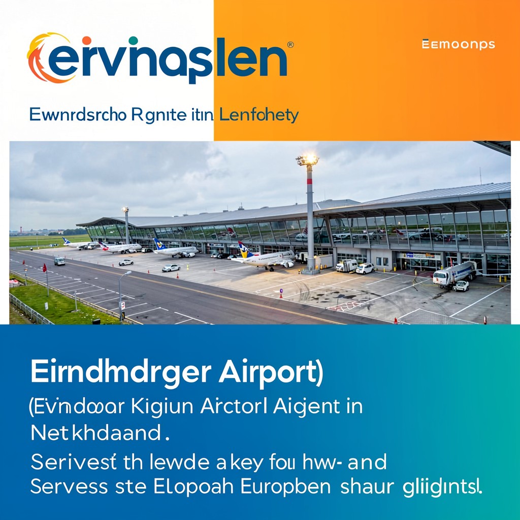 AI-generated illustration of Eindhoven Airport
