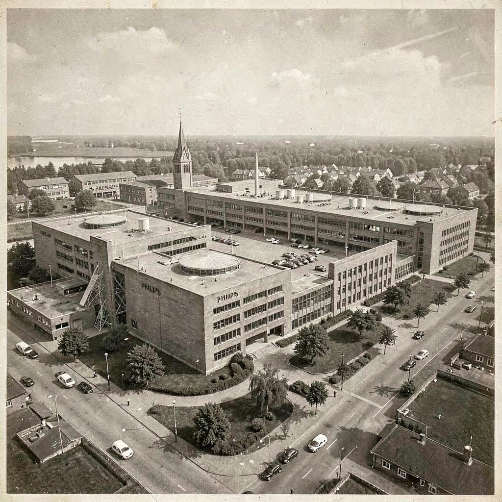 AI-generated illustration of Philips (historical main base)