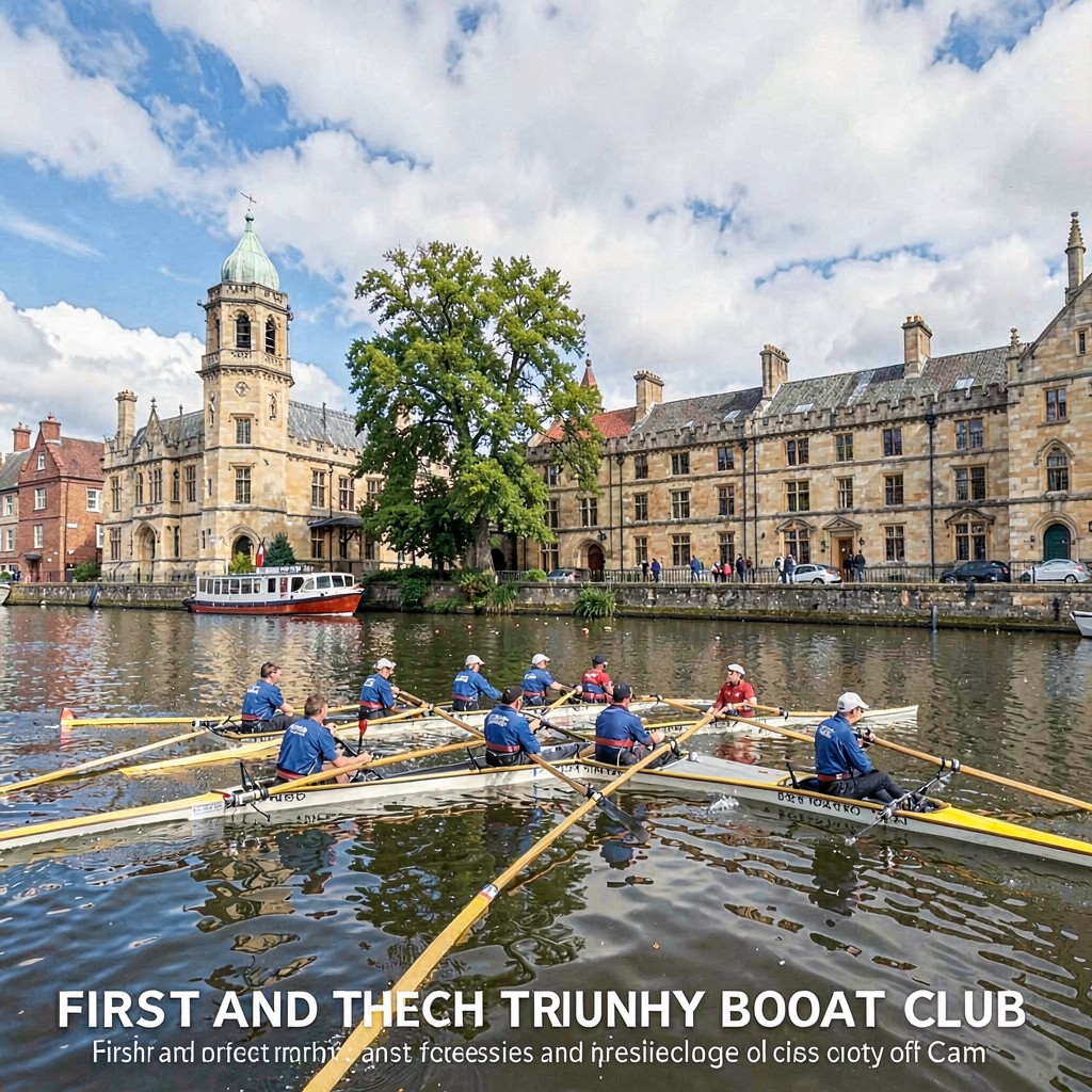 AI-generated illustration of First and Third Trinity Boat Club