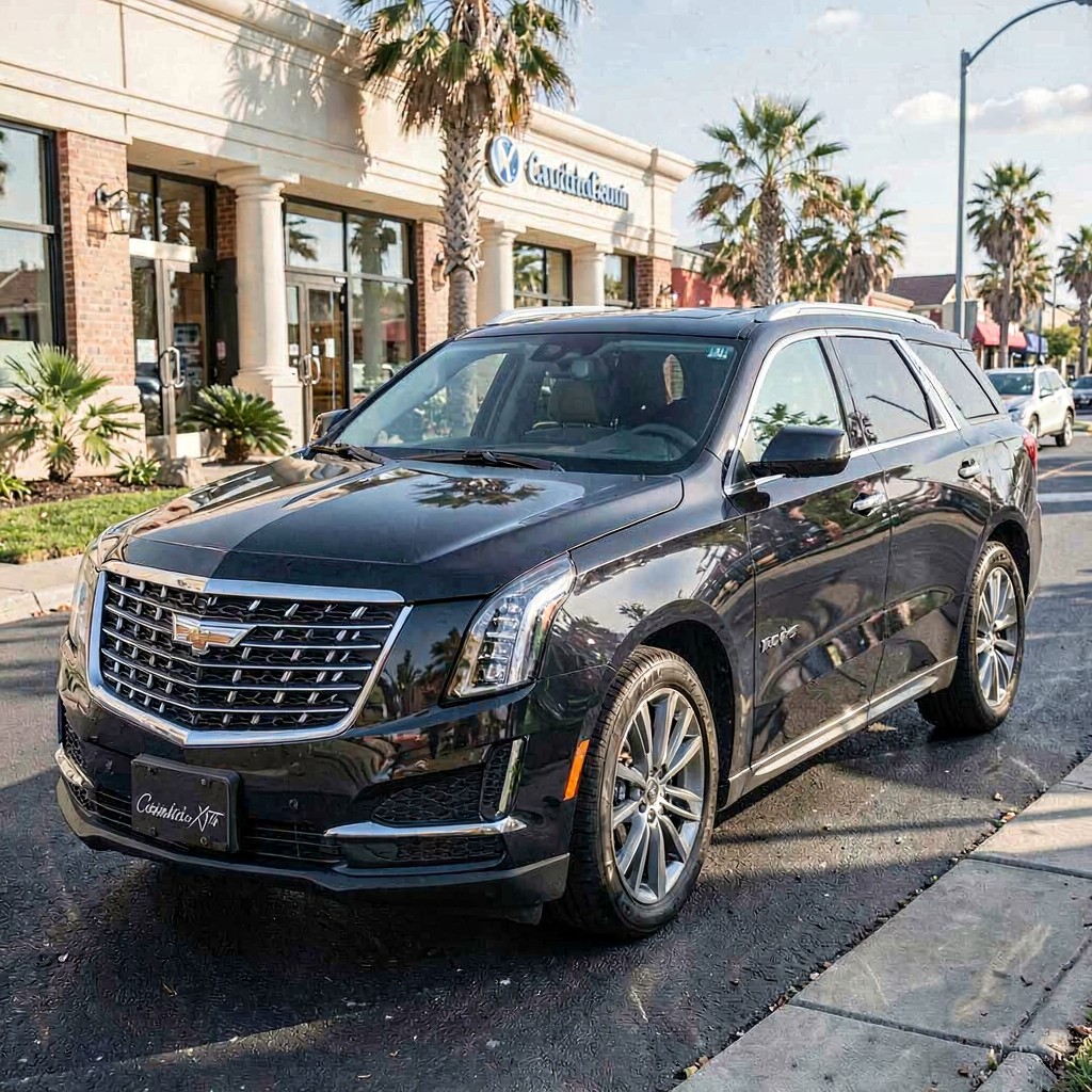 AI-generated illustration of Cadillac XT6