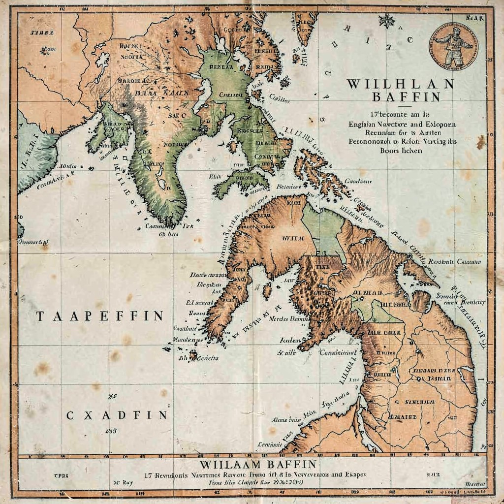 AI-generated illustration of William Baffin
