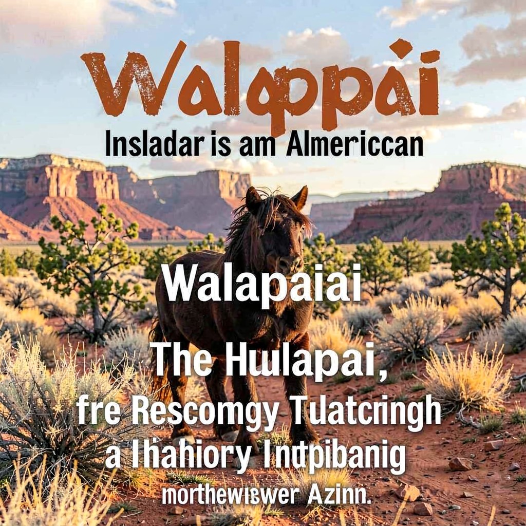 AI-generated illustration of Walapai