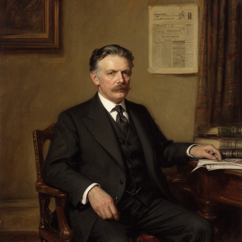AI-generated illustration of Henry Clay Frick