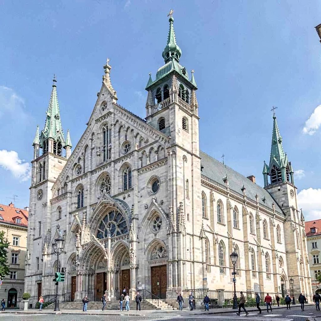 AI-generated illustration of Dohány Street Synagogue