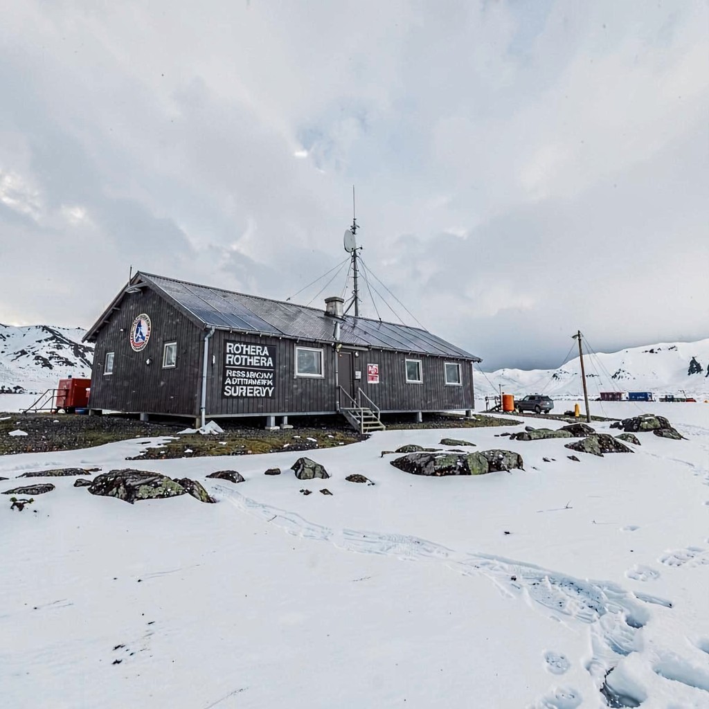 AI-generated illustration of Rothera Research Station