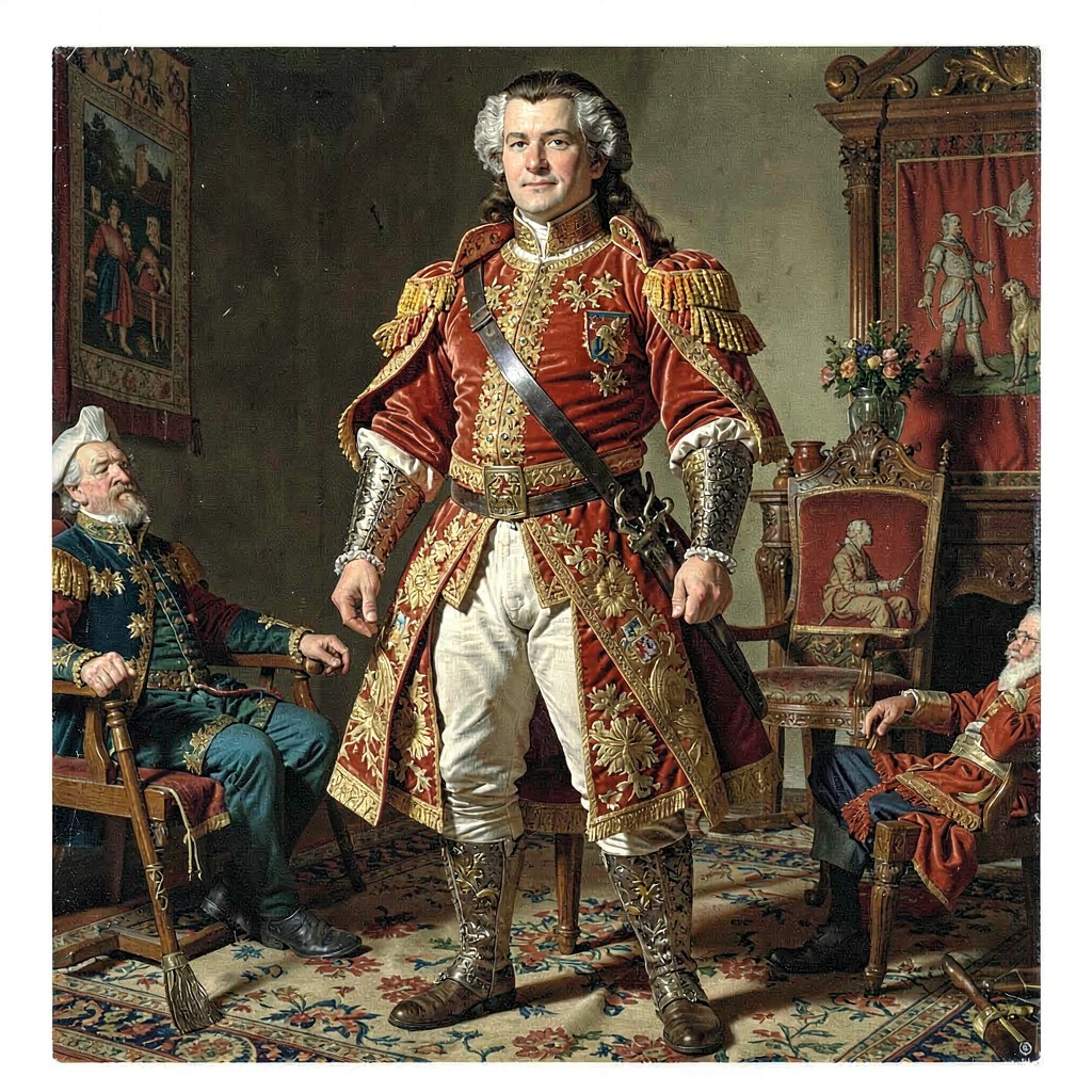 AI-generated illustration of René of Chalon
