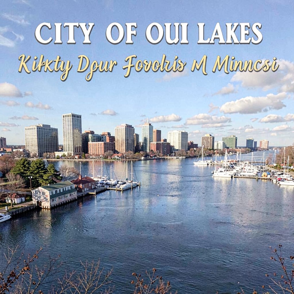 AI-generated illustration of City of Lakes