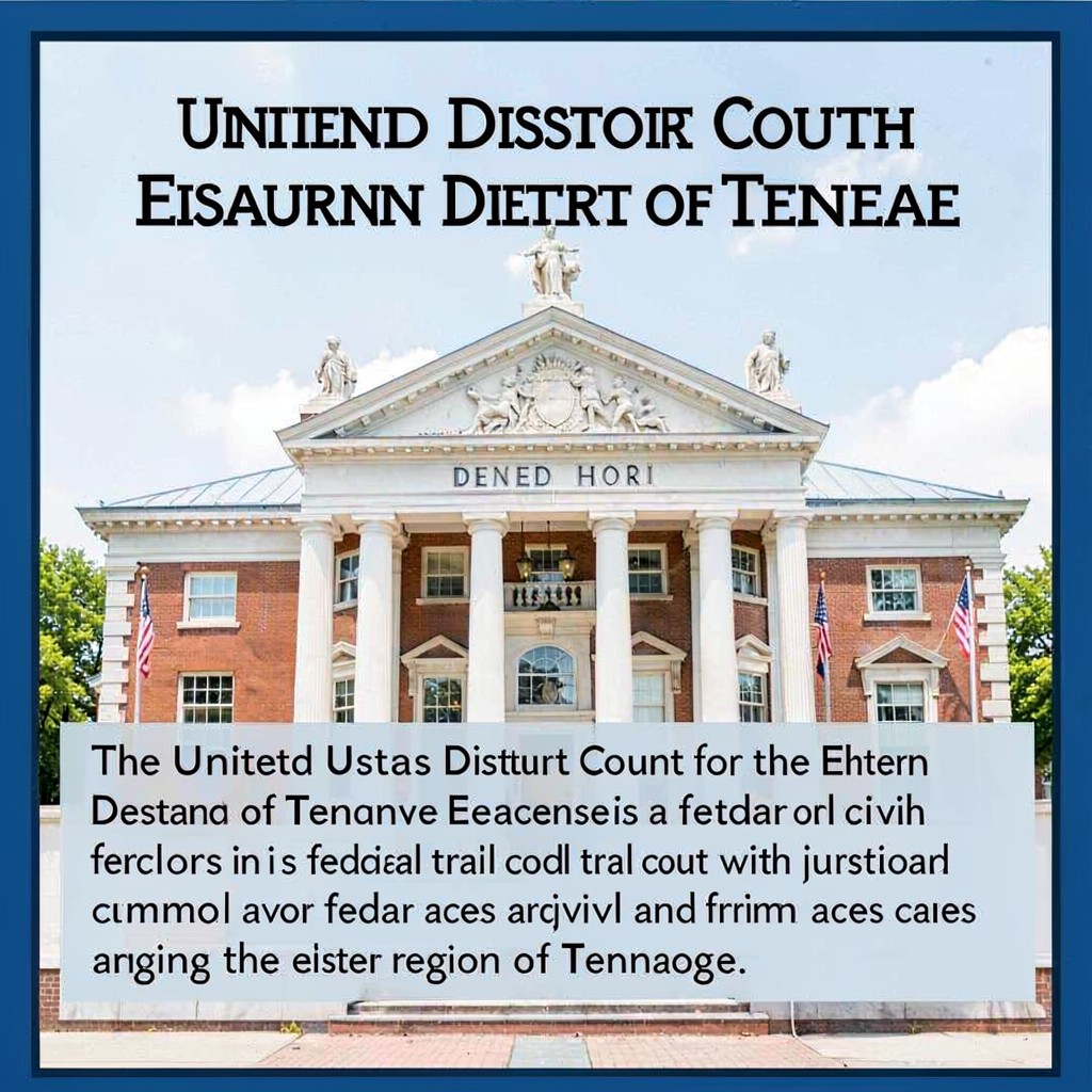 AI-generated illustration of United States District Court for the Eastern District of Tennessee
