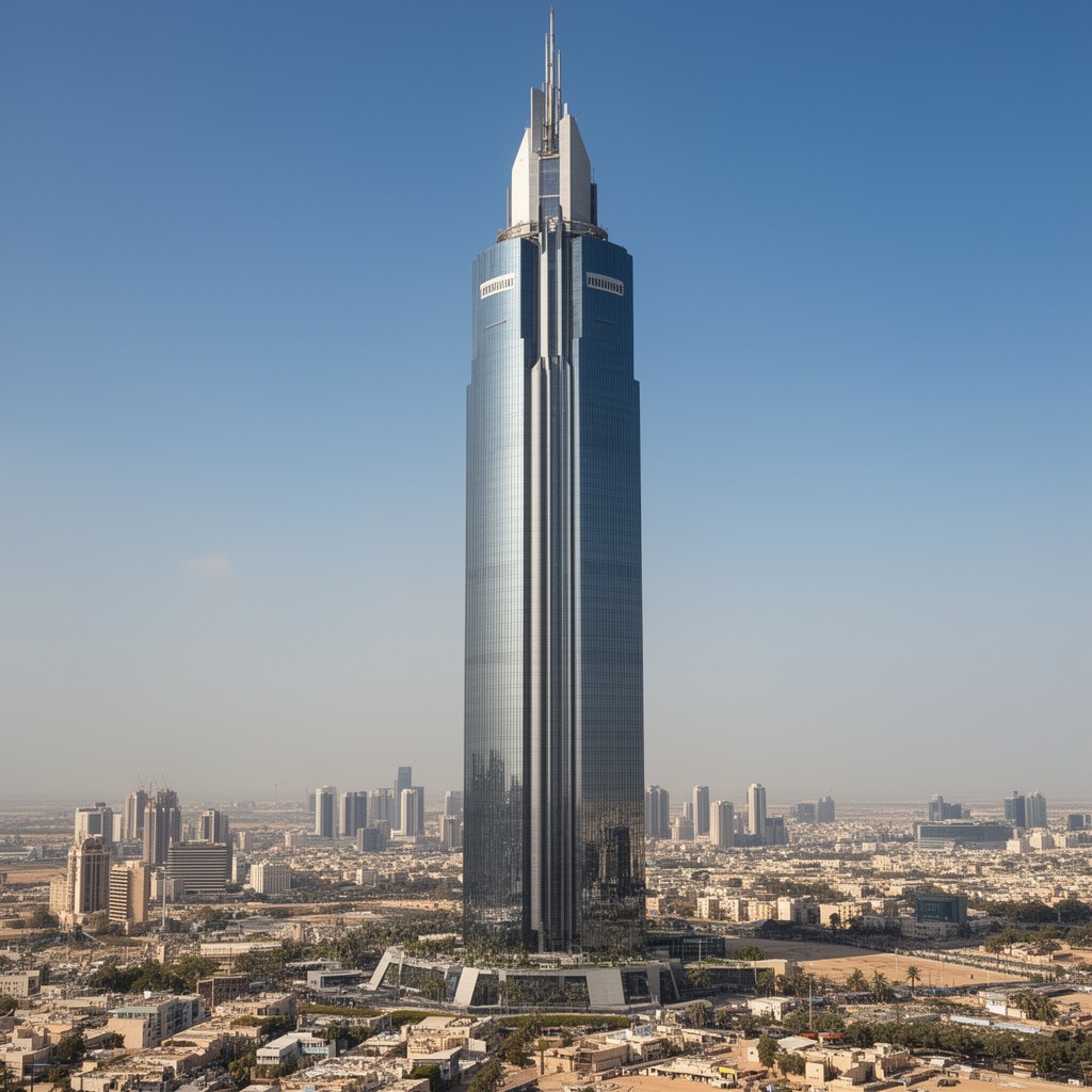 AI-generated illustration of Liberation Tower