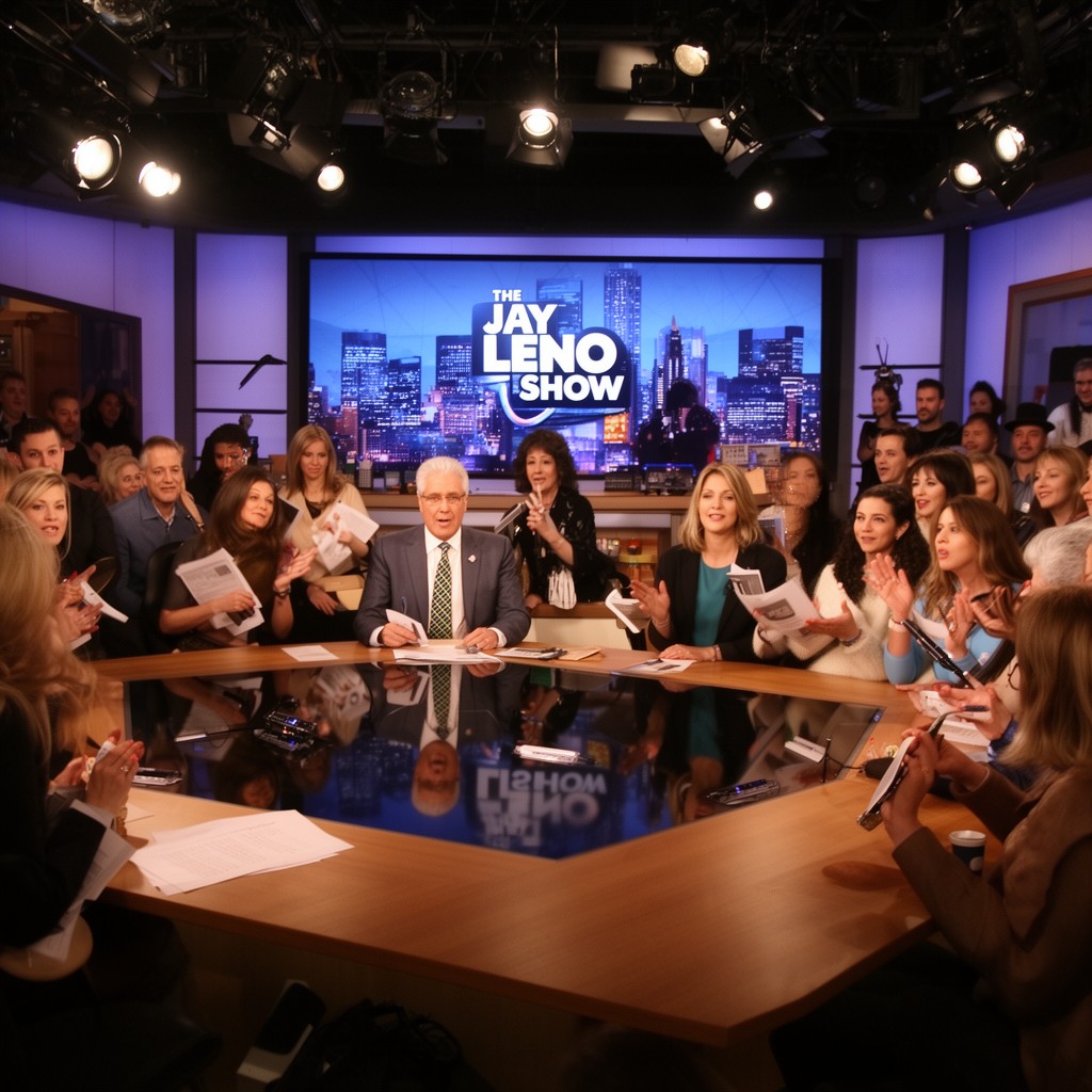 AI-generated illustration of The Jay Leno Show