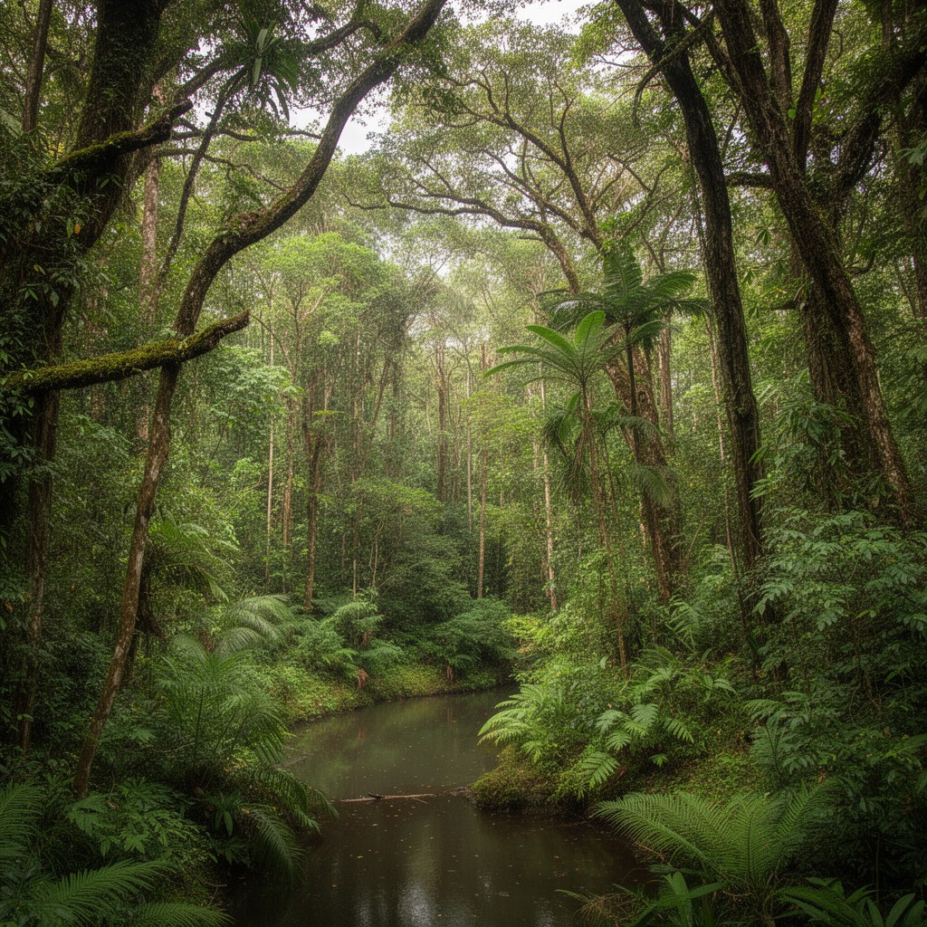 AI-generated illustration of Wet Tropics of Queensland
