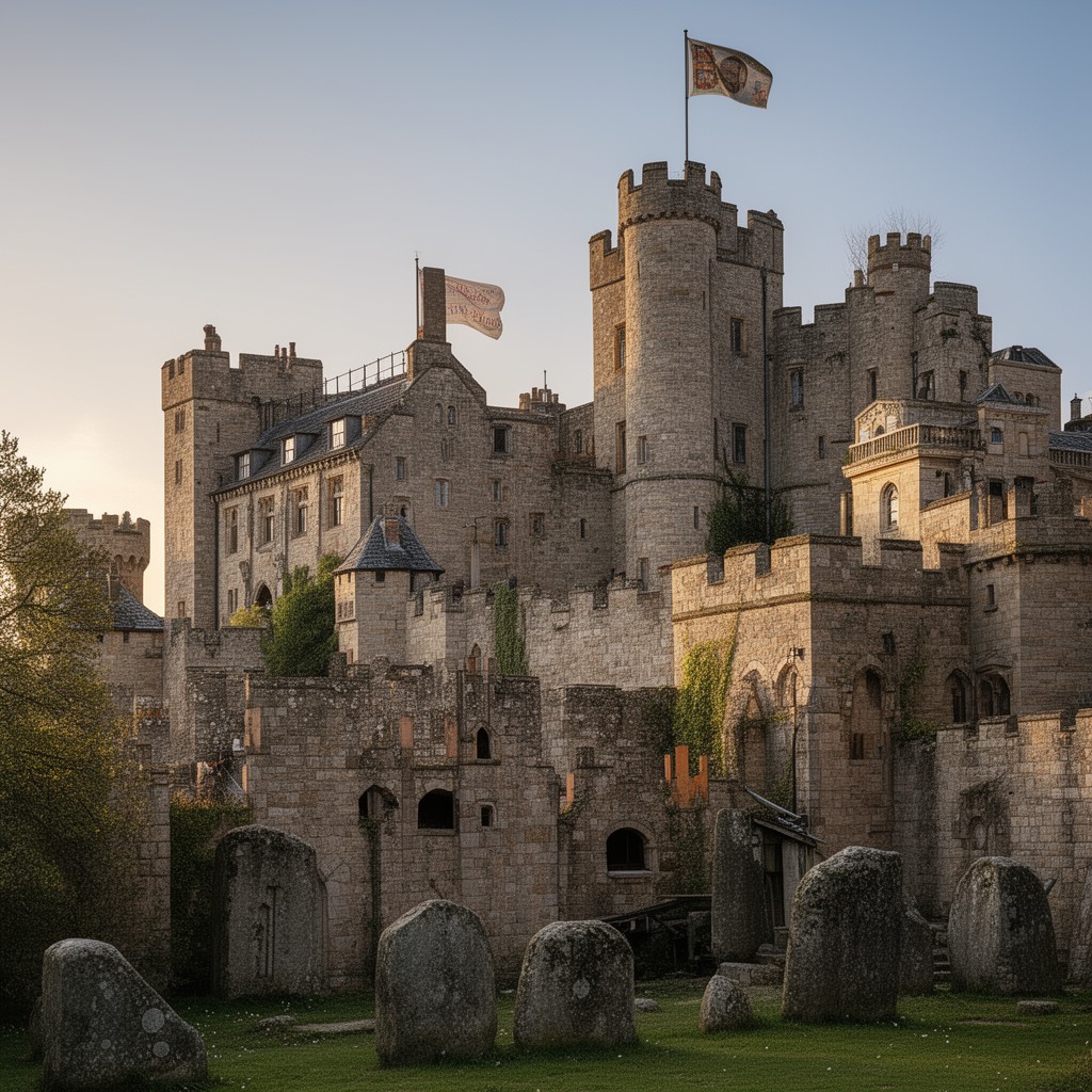 AI-generated illustration of English Heritage