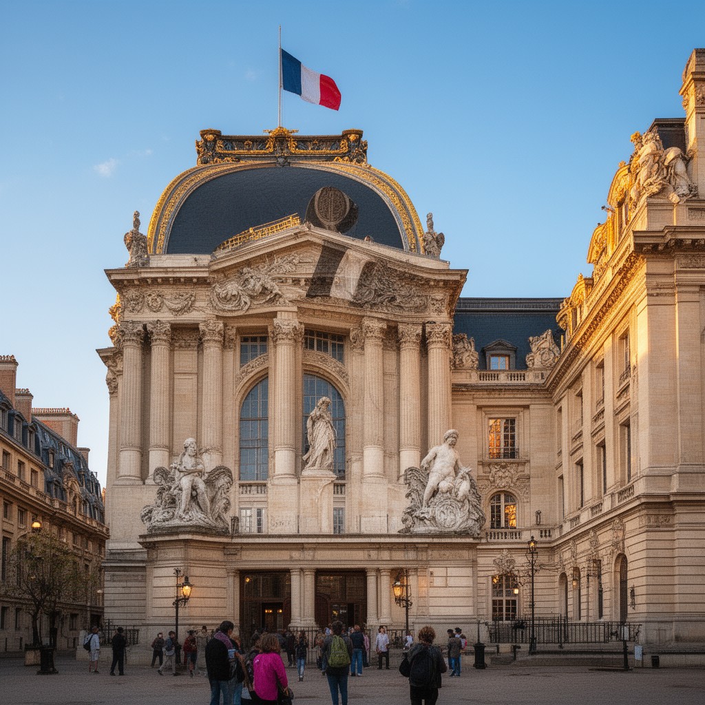 AI-generated illustration of Musée de France