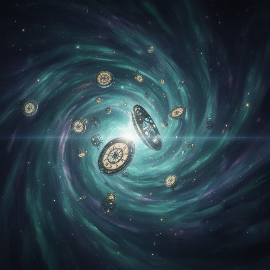 AI-generated illustration of Time Vortex