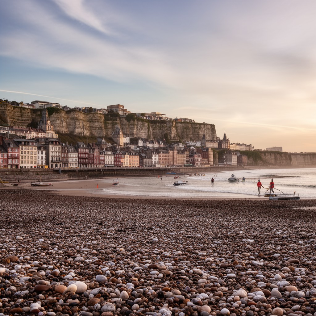 AI-generated illustration of Dieppe