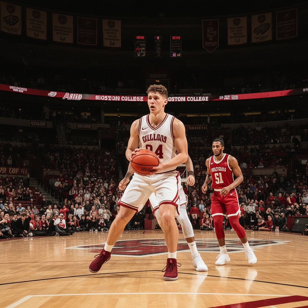 AI-generated illustration of Boston College Eagles men’s basketball