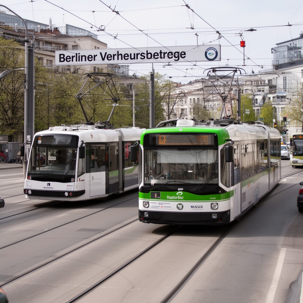 AI-generated illustration of Berliner Verkehrsbetriebe