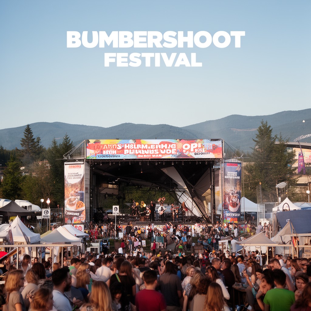 AI-generated illustration of Bumbershoot Festival