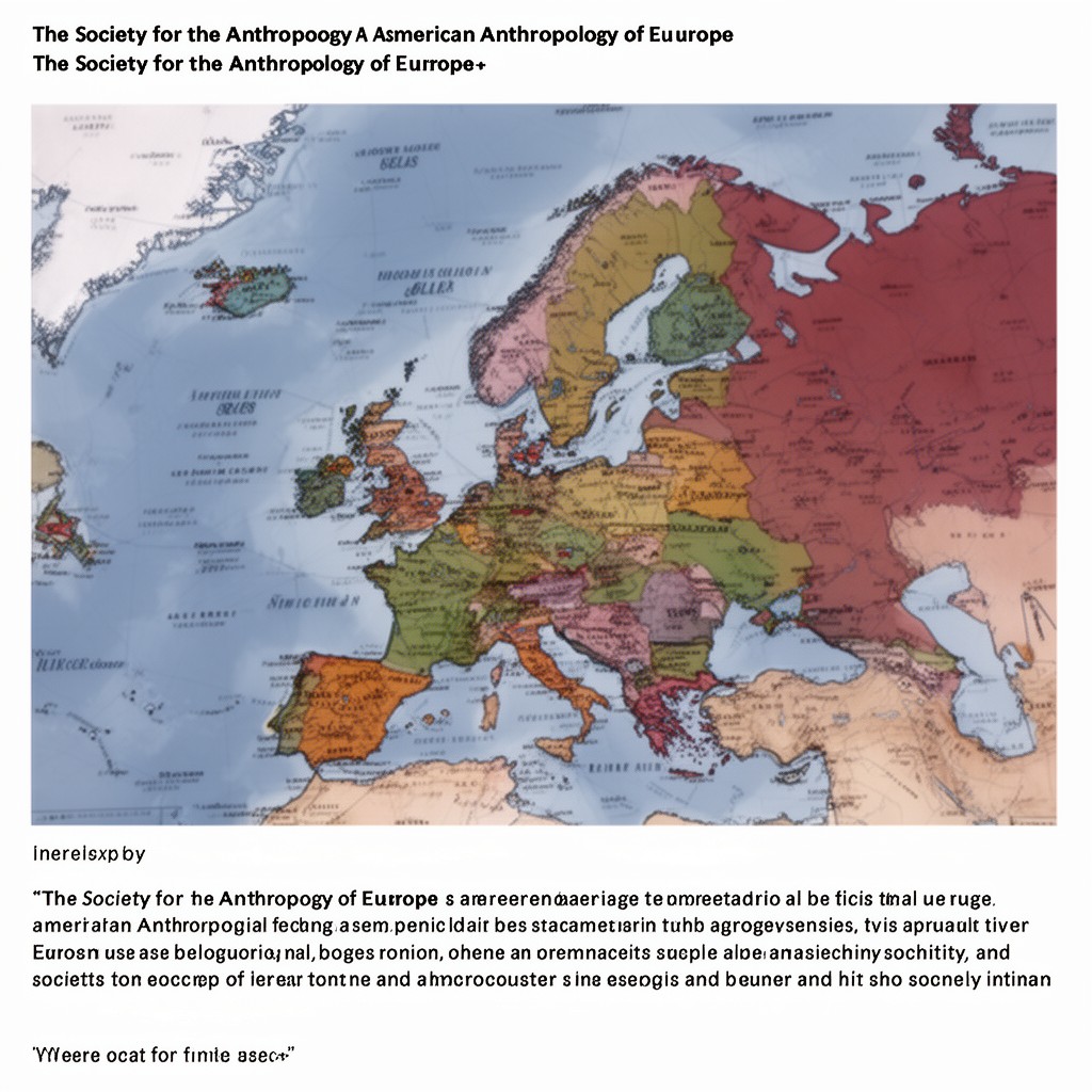 AI-generated illustration of Society for the Anthropology of Europe