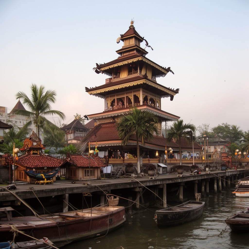 AI-generated illustration of Demak Sultanate