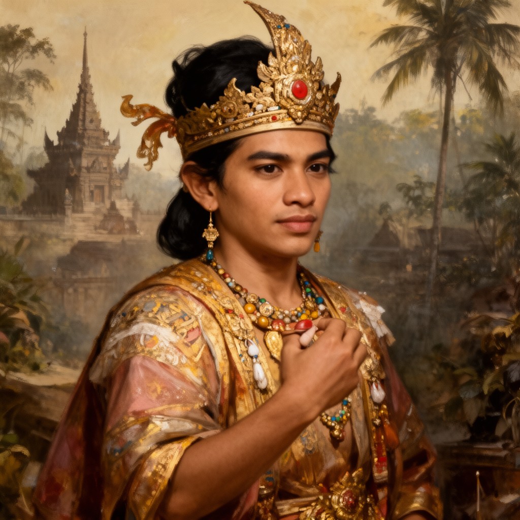 AI-generated illustration of Hayam Wuruk