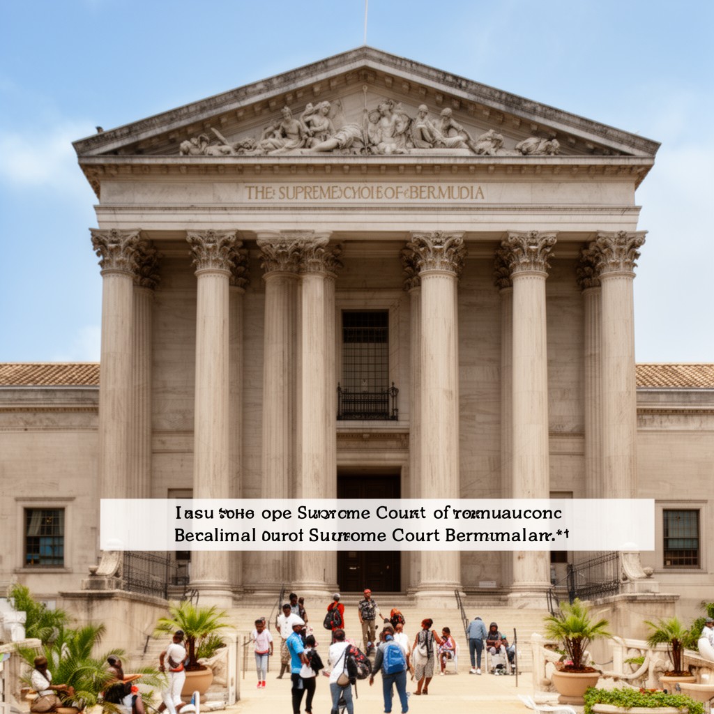AI-generated illustration of Supreme Court of Bermuda